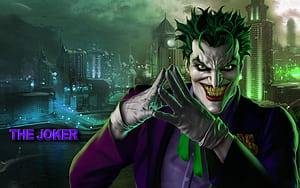 Batman: The Joker • GameP, Green Batman, HD wallpaper