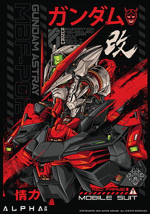 Red Frame, HD phone wallpaper