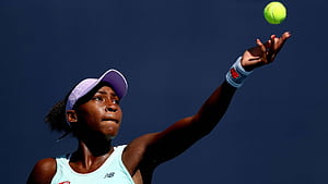 Coco Gauff Serving, HD wallpaper