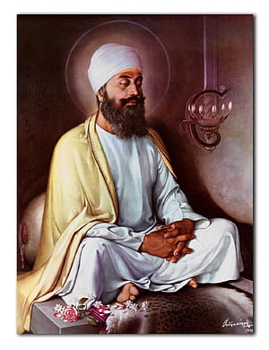Guru Tegh Bahadur Sahib Painting, HD phone wallpaper