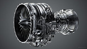 Jet Engine, Flight Engine, HD wallpaper