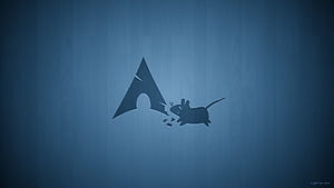 Arch Linux Dark, HD wallpaper
