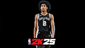 NBA 25 Dylan Harper San Antonio Spurs Portrait (2025 2026 Rookie), HD wallpaper