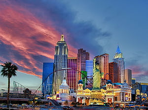 Las Vegas Sunset , Las Vegas Sunset Background on Bat, HD wallpaper
