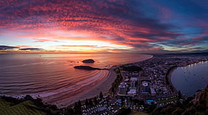 The Climb up Mount Maunganui (Mauao), HD wallpaper