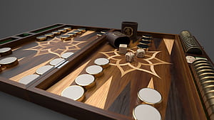 Backgammon board, HD wallpaper