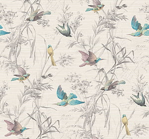 Winter Bird Pattern, HD wallpaper