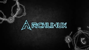 Arch Linux Background, Dark Arch Linux, HD wallpaper