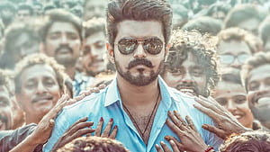 Mass crowd and powerful look; Thalapathy Vijay roars back in 'Jana Nayagan' poster, first single coming soon. Times of India, HD wallpaper