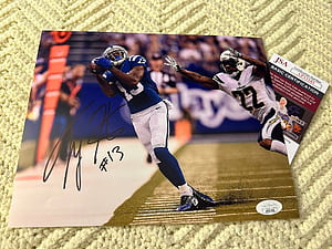 T.Y. Hilton Autographed Signed 8 X 10 JSA Authentication Indianapolis Colts, HD wallpaper