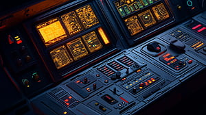 Sci-Fi Spaceship Control Panel - Ultra, Sci Fi, control panel, technology, HD wallpaper