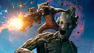 Groot, Big Groot, HD wallpaper