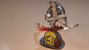 Ogun, Fire Force Figure, HD wallpaper