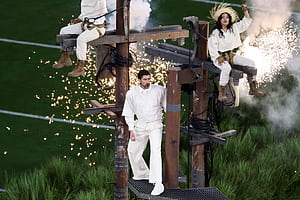 Inside Bad Bunny's Historic Super Bowl Halftime Show, HD wallpaper