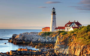 New England Summer, New England Coast, HD wallpaper