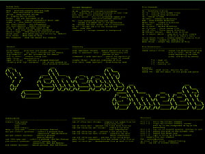 GNU Linux Cheat Sheet Green, HD wallpaper