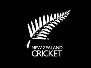 Caption: Official Logo of New Zealand Cricket Team, Black Cricket, HD wallpaper