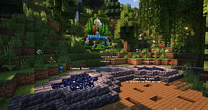 Minecraft Server, HD wallpaper