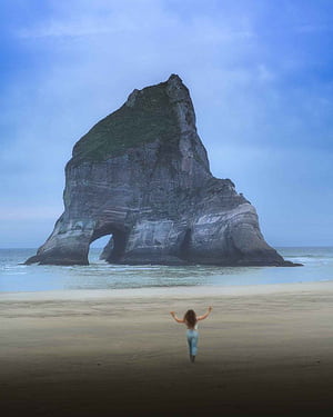 How to visit Wharariki Beach in New Zealand (2025) and Wren's World, HD phone wallpaper