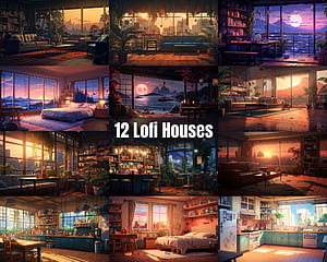 Lofi Digital . MEGA Bundle. Lofi Themed Background, Lofi Gaming, HD wallpaper