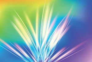 Prism backdrop. Rainbow lights background, HD wallpaper