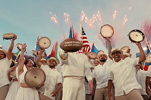 The Best from Bad Bunny's Super Bowl Halftime Performance, Bad Bunny Super Bowl Halftime Show, HD wallpaper