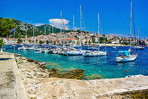 Split + Hvar, HD wallpaper