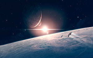 Sci Fi, Planets, HD wallpaper