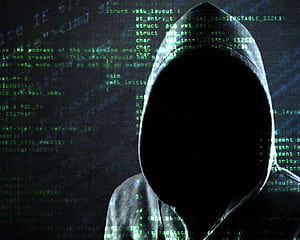 hacker, hood, code, programming standard 5:4 background, Hackers, HD wallpaper