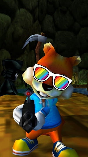 Instagram Conker Shotgun. Bad Fur Day:9, Conker's Bad Fur Day, HD phone wallpaper