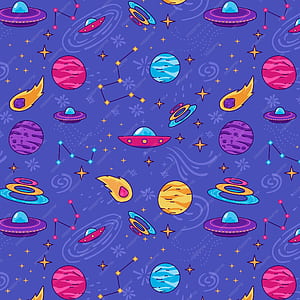 Space Pattern, HD phone wallpaper