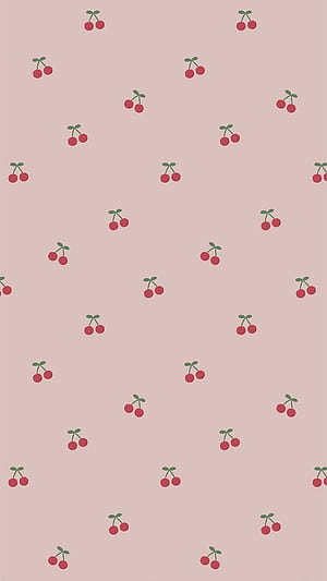 Cherry iPhone ., Cherry Pattern, HD phone wallpaper
