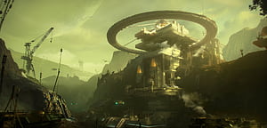 Sci Fi, building, HD wallpaper
