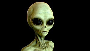 Alien Face, HD wallpaper
