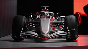 Audi Previews Formula 1 Identity: R26 Concept Unveiled for 2026, HD wallpaper