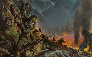 : Military, Battle, Wars for PC. 276343, War Paintings, HD wallpaper