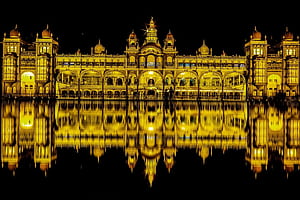 Mysore & Mysore Palace, HD wallpaper