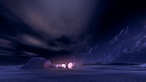 Arctic Night, HD wallpaper