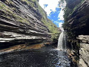 Sossego Waterfall Trekking Chapada Diamantina, HD wallpaper