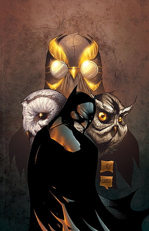 Demythify: Gotham City & Court of Owls Fracture Batman & DC New 52 Psyche With Owlman & Talon, HD phone wallpaper