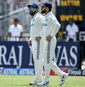 Rohit Sharma and Virat Kohli have their, Rohit Sharma Test, HD phone wallpaper
