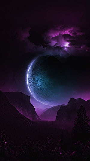 iPhone, Thunderclouds, HD phone wallpaper