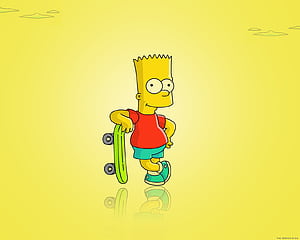 Bart Computer, HD wallpaper