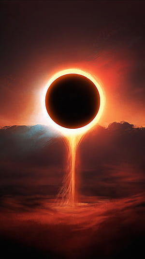 Solar Eclipse iPhone, The Eclipse, HD phone wallpaper