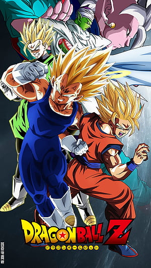 Dragon ball z, anime, gohan, goku, piccolo, vegeta, phone, Goku Vs Gohan, HD phone wallpaper