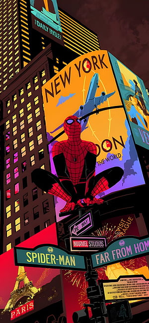 Spider Man New York City, HD phone wallpaper