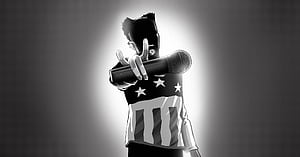 Music, art, The Prodigy, Minimalism, Keith Flint, Keith Flint, by Ian Hurst, Ian Hurst for mobile and , section музыка, resolution, HD wallpaper