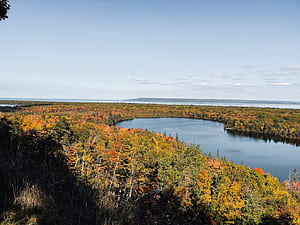 Fall Color Upper Peninsula of Michigan, HD wallpaper