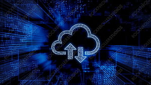 Data storage Technology Concept, Cloud Network, HD wallpaper