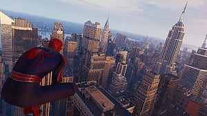 Miles Morales Spider Man, Spider Man New York, HD wallpaper
